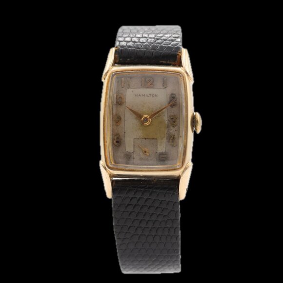 Vintage 1951 Hamilton Jeffery Men\'s Mechanical Wristwatch 980 10k Gold Filled main image 4